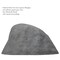 Decorative Outdoor Weather-Resistant Artistic Artificial Faux Stone Rock, Garden Patio Granite Grey Fiberglass Stone